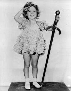 1933, child actress Shirley Temple 